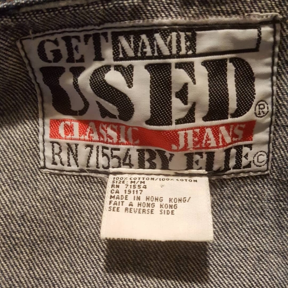 Vintage get used by elie jean trench jacket sz.medium - Picture 6 of 9